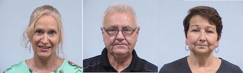 Trio charged in sheriff's department. payroll scheme have trial dates set